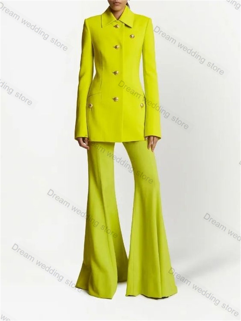 Women Formal Wear Tailor - Cotton Women Suits Pants Set Formal