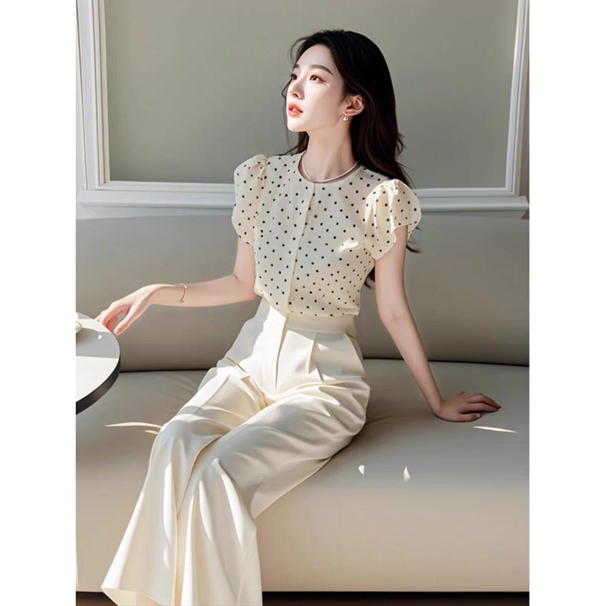 Women Formal Wear Tops - New Summer Elegant Women's Two Piece