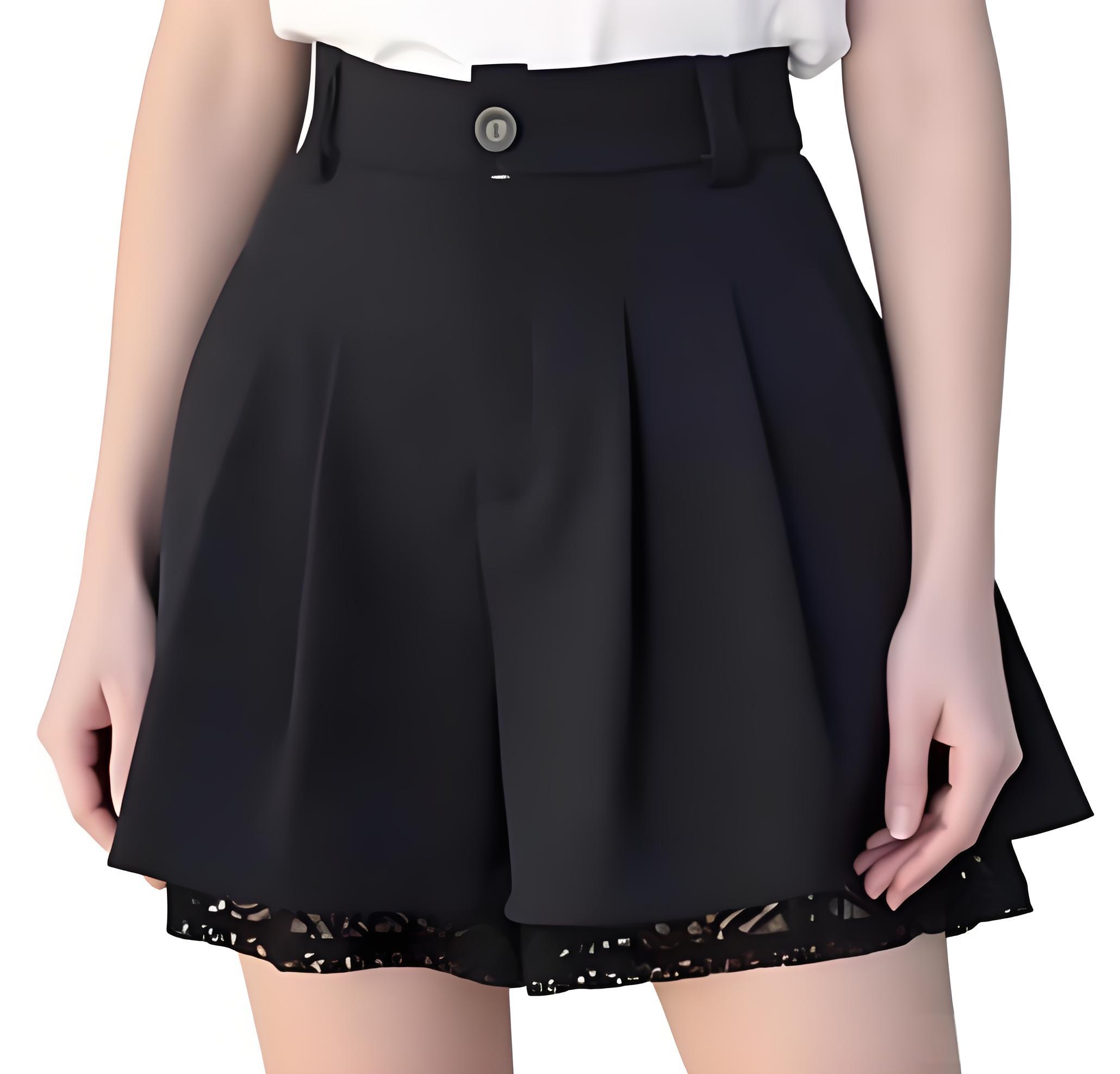 Women Formal Wear Tailor - Women High Waist Tailored Trousers Culottes
