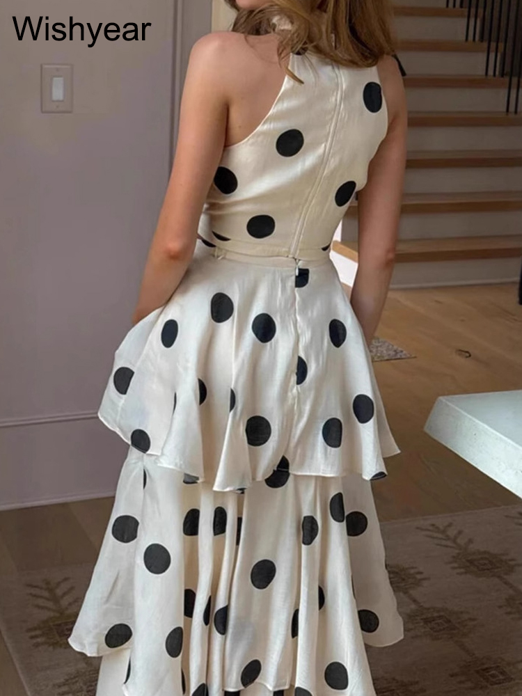 Wishyear Polka Dot Printed 2-P - Women Formal Wear For Office review and price