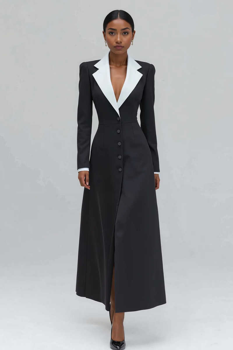 A Line Women Long Blazer Jacke - Women'S Formal Jackets To Wear With Dresses review and price