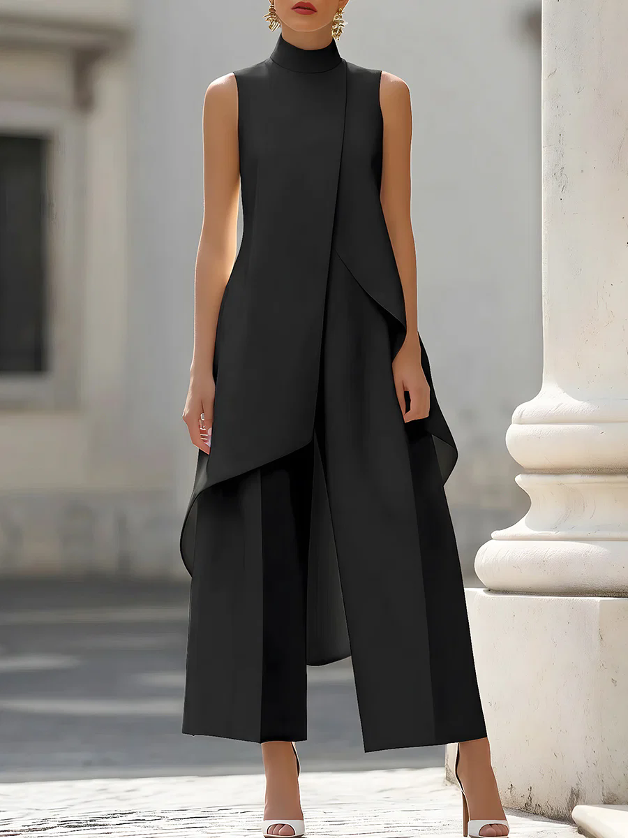 Sleeveless High Neck Asymmetri - Women'S Formal Wear For A Wedding review and price