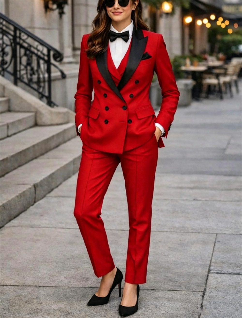Double Breasted Women's Suits  - Women Formal Wear Tailor review and price