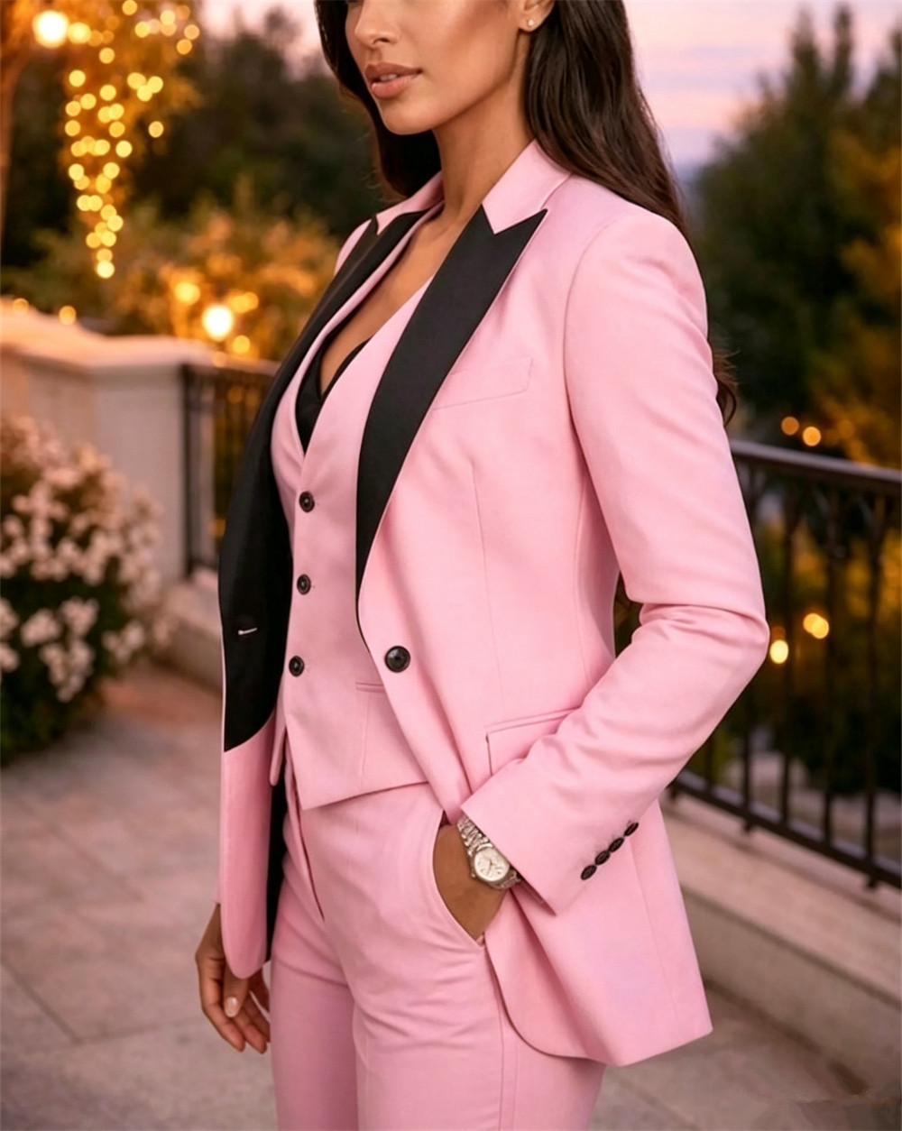 Pink Elegant Women's Suits 3 P - Women Formal Wear Tailor review and price