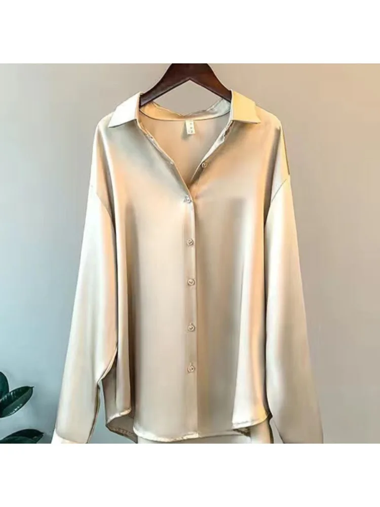 Plus Size Casual Women Silk Sh - Women Formal Wear Tops review and price
