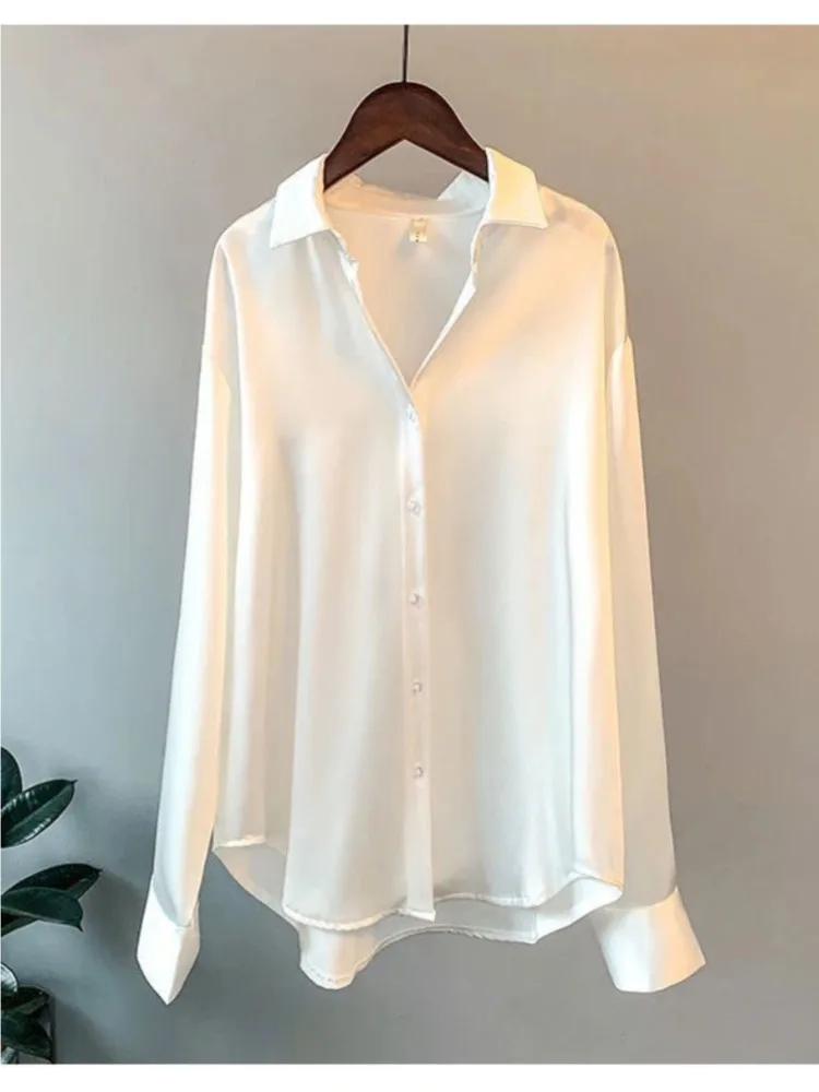 Plus Size Casual Women Silk Sh - Women Formal Wear Tops review and price