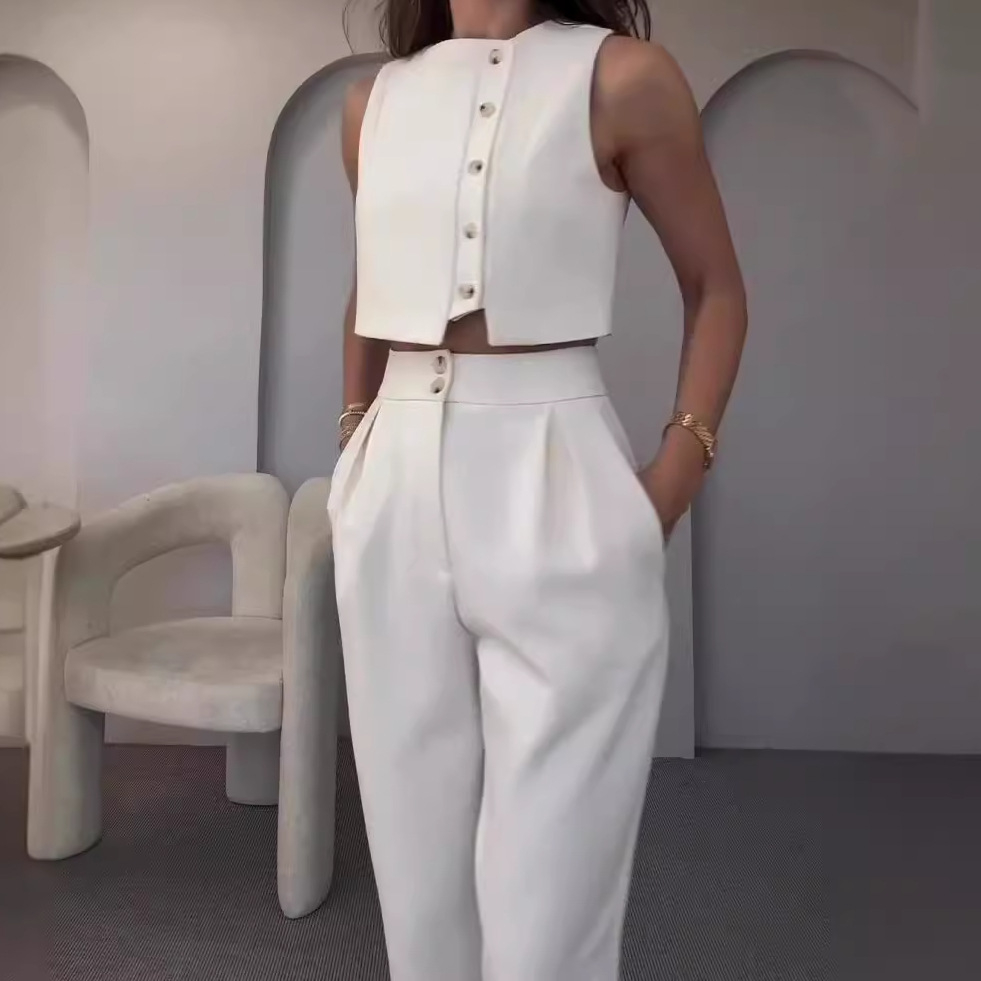 Vest Tops Two Piece Sets Women - Women Formal Wear Tops review and price