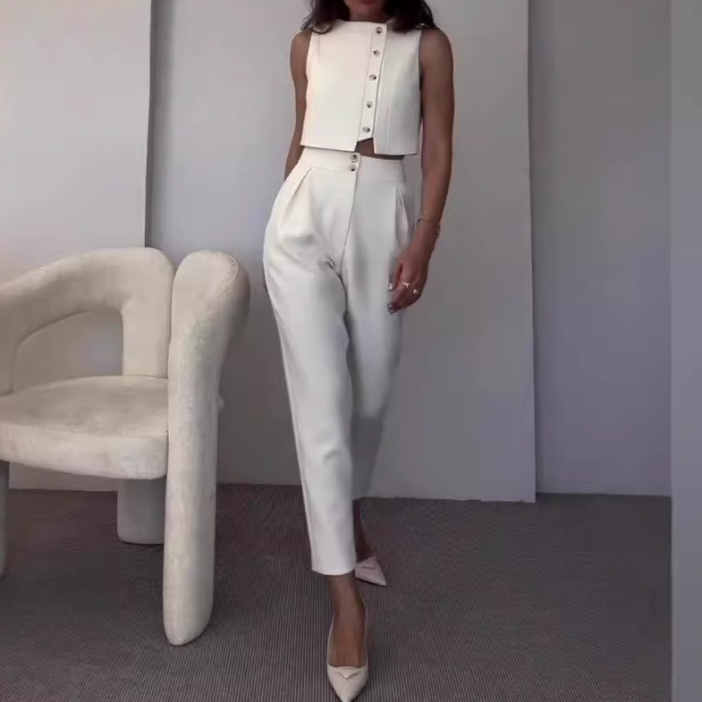 Vest Tops Two Piece Sets Women - Women Formal Wear Tops review and price