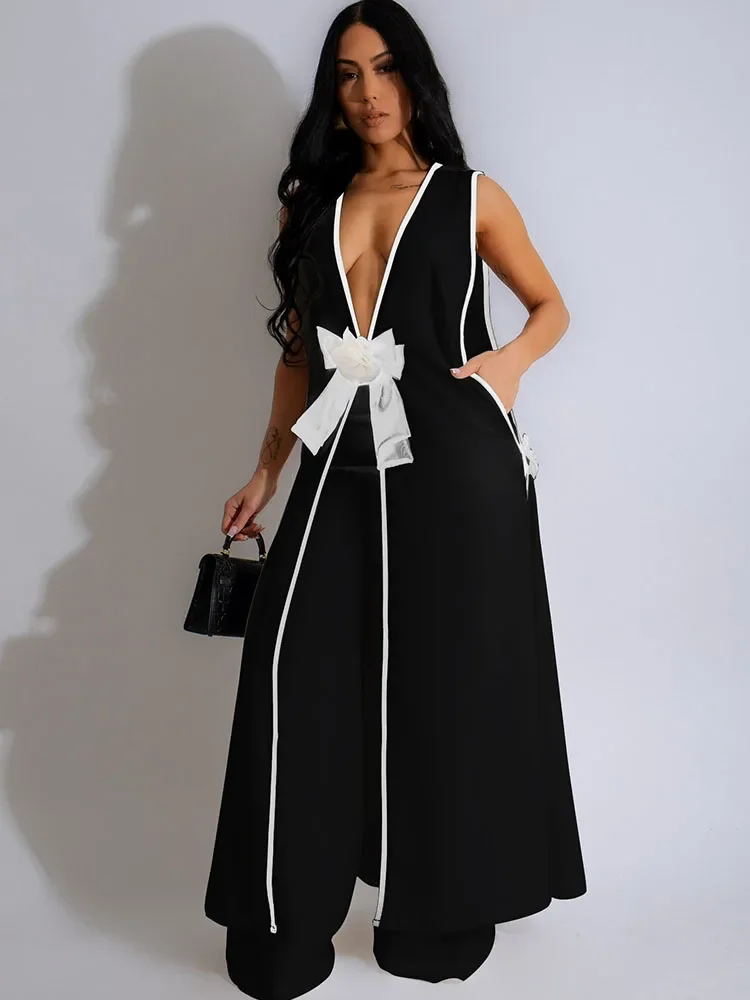 Bow Tie Appliques V-neck Sleev - Women Formal Wear Tops review and price