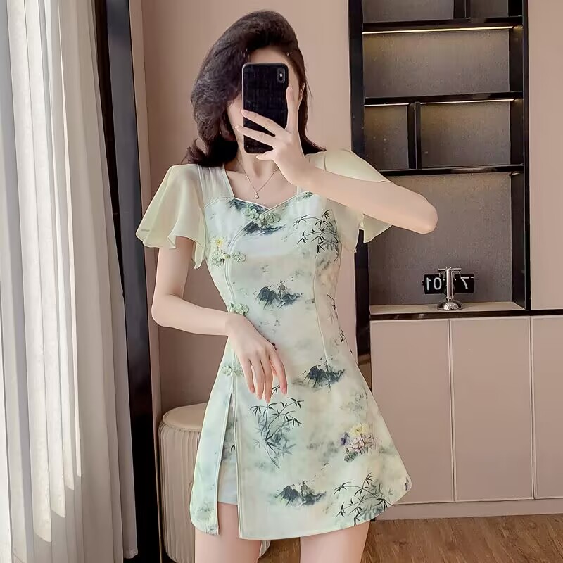 Summer Chinese Style Sweet Che - Women Formal Wear For Office review and price