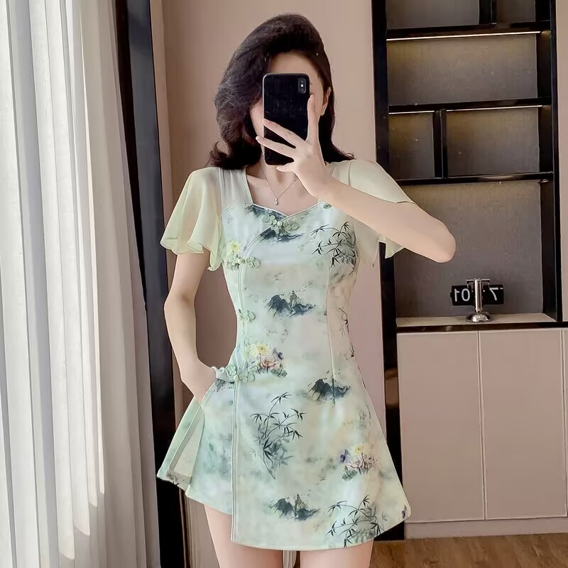 Summer Chinese Style Sweet Che - Women Formal Wear For Office review and price