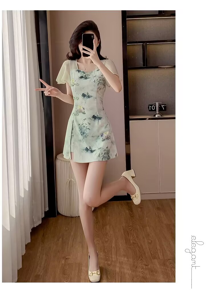 Summer Chinese Style Sweet Che - Women Formal Wear For Office review and price