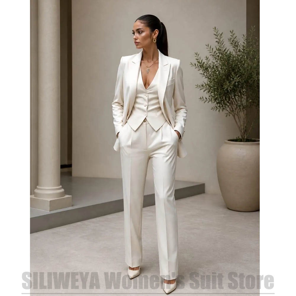 Women 3 Piece Suit Set Blazer  - Women'S Formal Wear For A Wedding review and price