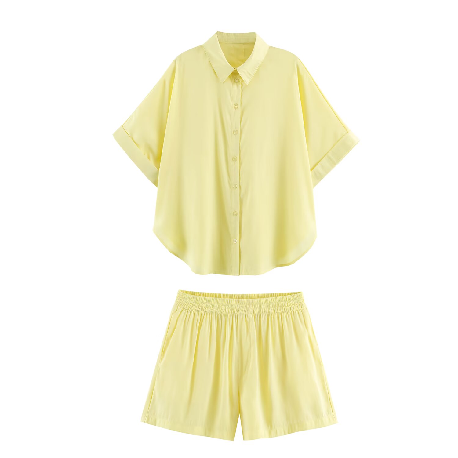Women Casual Shirt Shorts Suit - Women Formal Wear Tops review and price